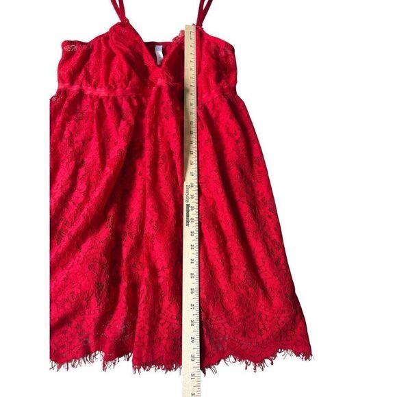 Cacique Lace Lingerie Baby Doll Sleep Gown Size 26 28 44DD Strappy Romantic Vale - Picture 7 of 8